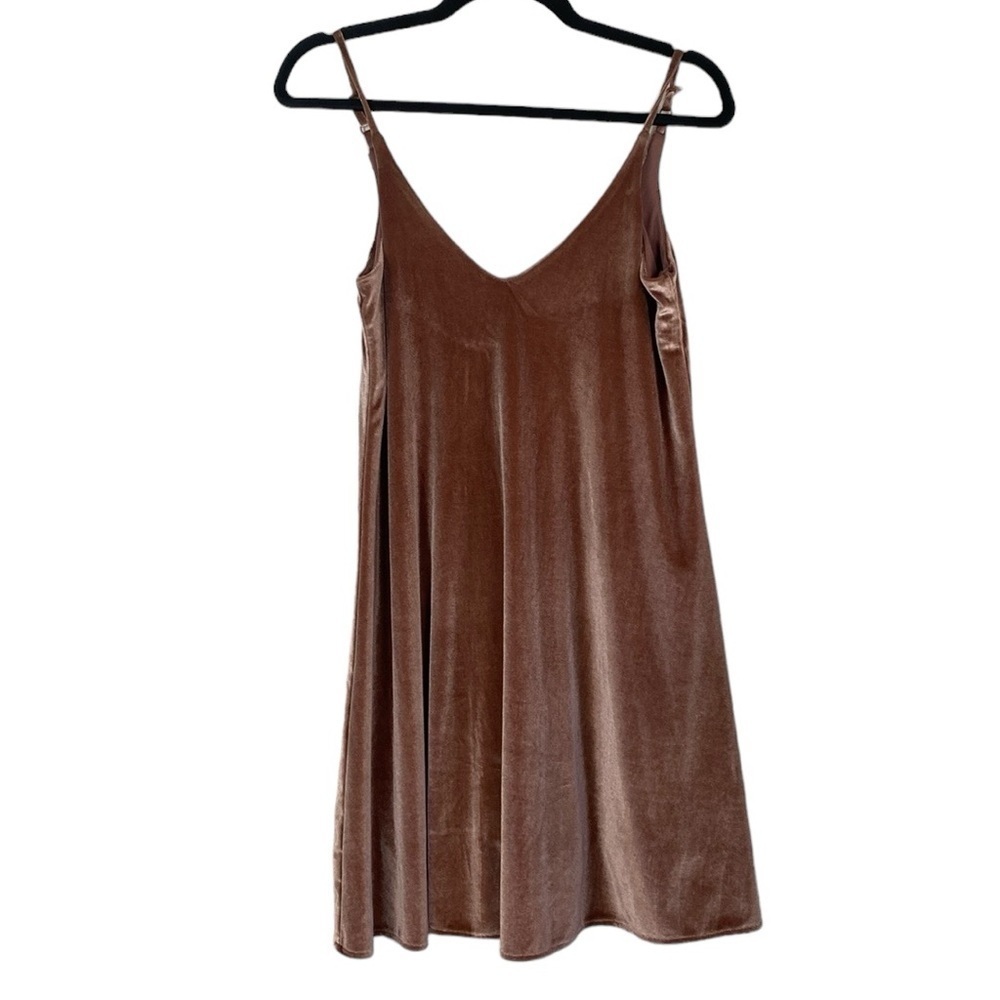 Ten Sixty Sherman pink velour dress
